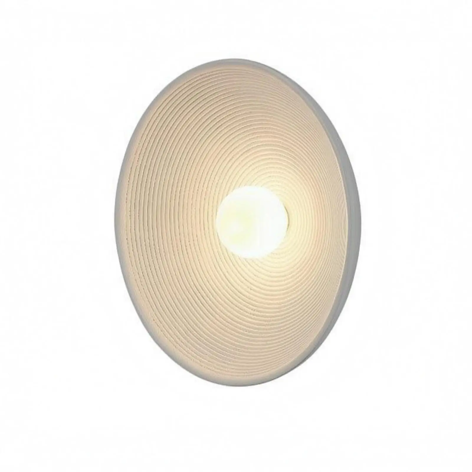 Wabi-Sabi Wall Sconce Concentric Circle Textured Wall Lamp Japanese Style Lamp