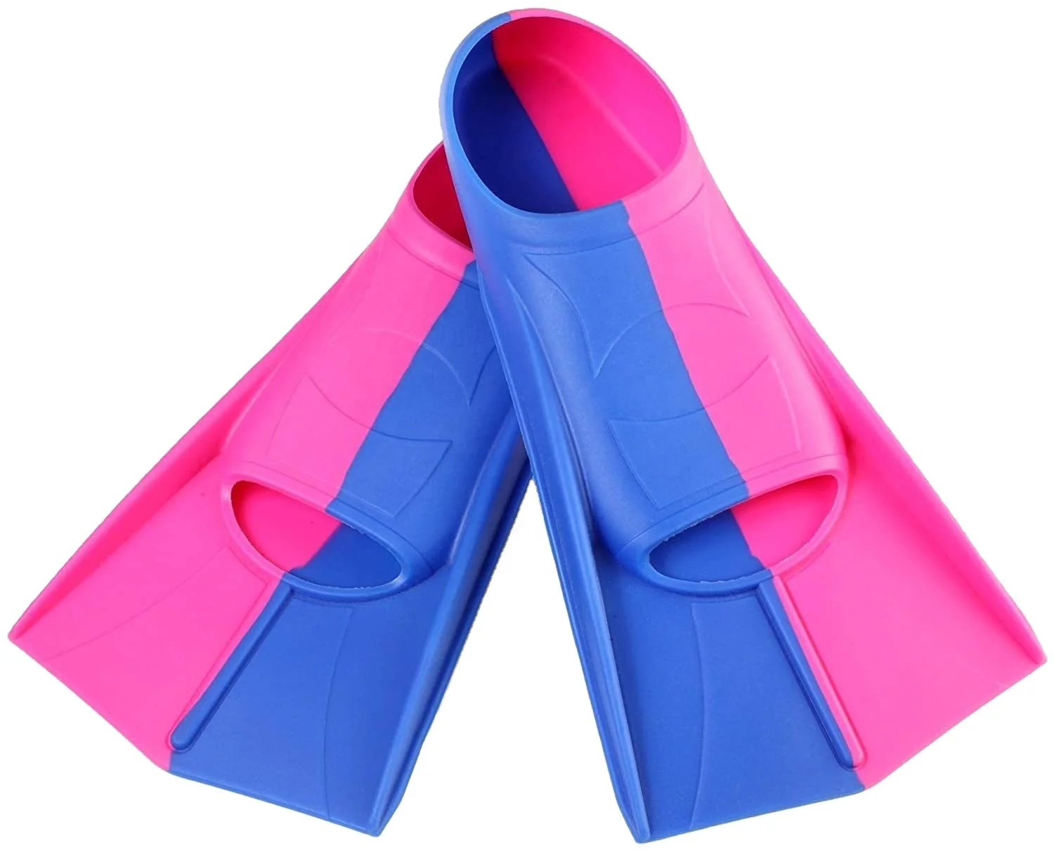 

Good Quality Anti-Slip Professional Training pink Swimming Fins Wide Fin Design Silicone Efficient Drainage Fins Swimmingpromote