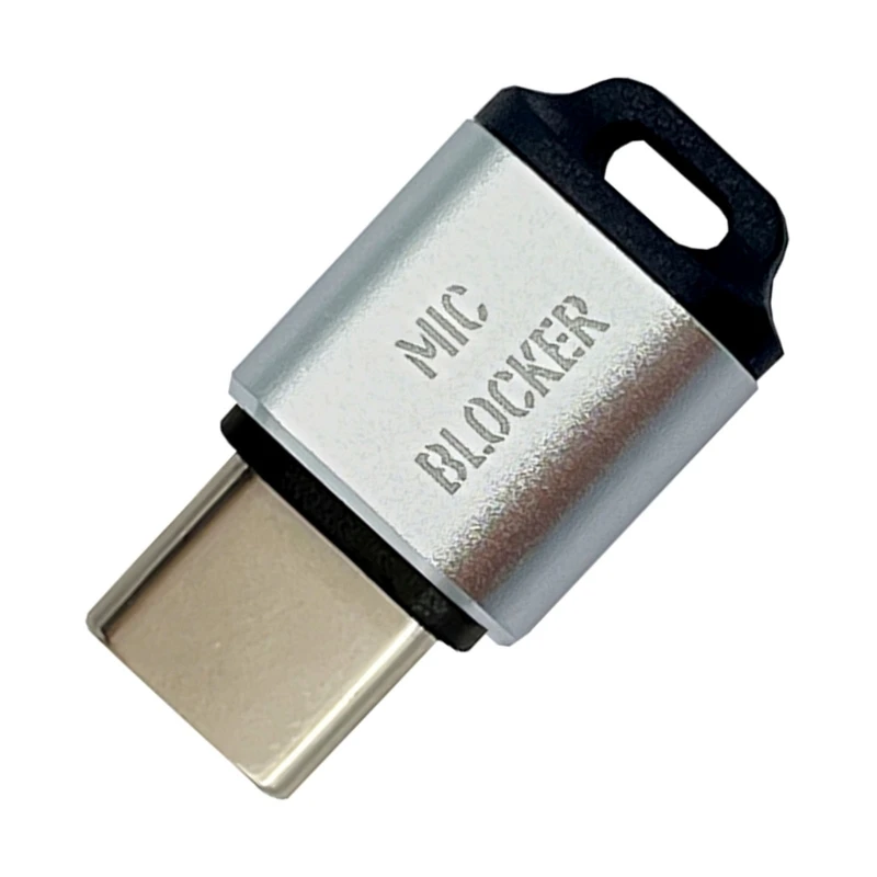 USB C MIC Blockers Wide Compatibility Reliability Protects for Privacy