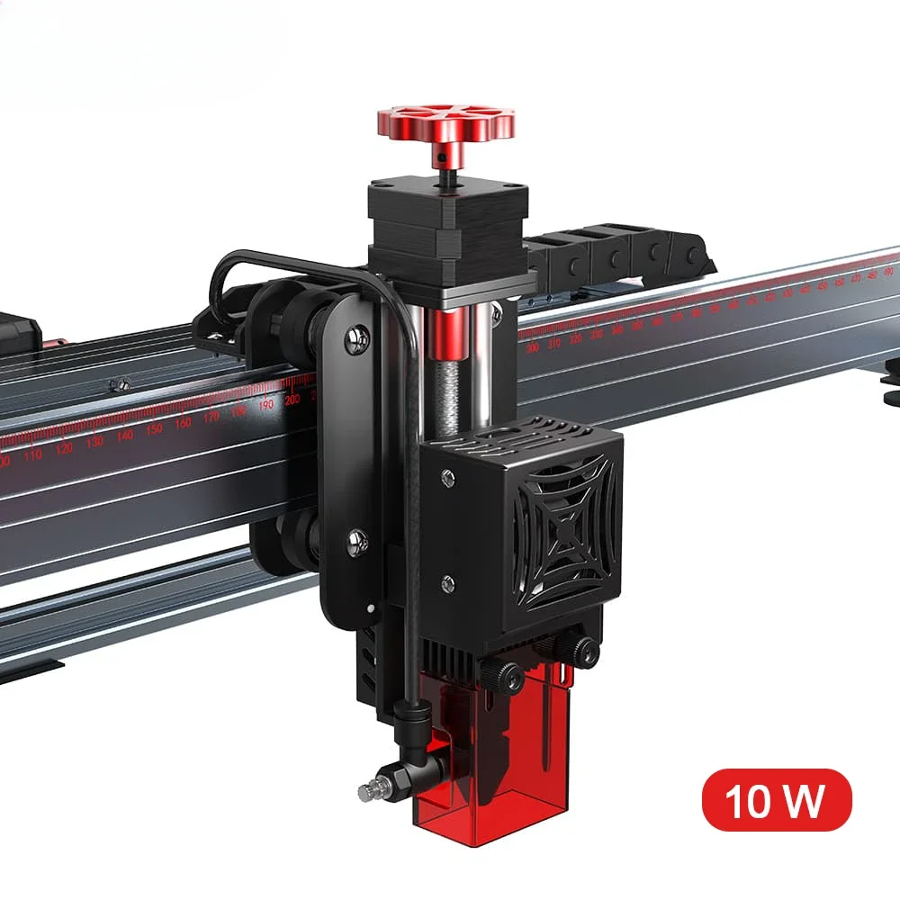 آلة نقش بالليزر محمولة ، ترقية ، نقش ثلاثي الأبعاد ، حجم كبير 10 واط ، 450x450mm