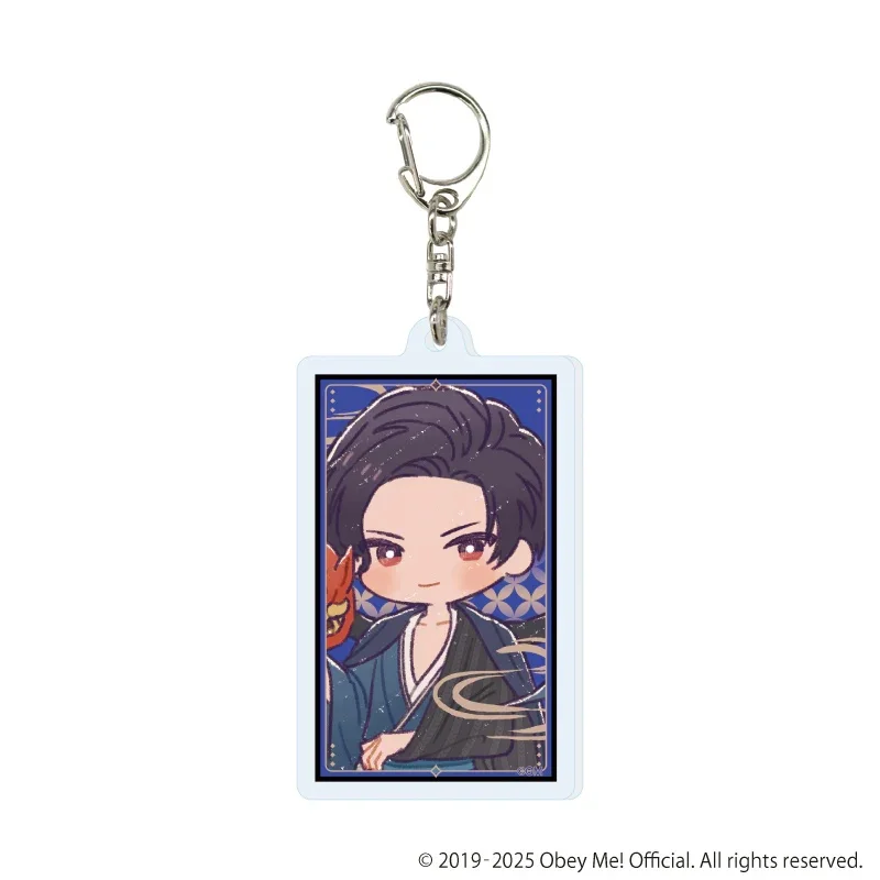 Anime Obey Me! Accessories Kawaii Bag Charm Acrylic Keychains Keychain Pendant Bag Decorations Gifts for Friends