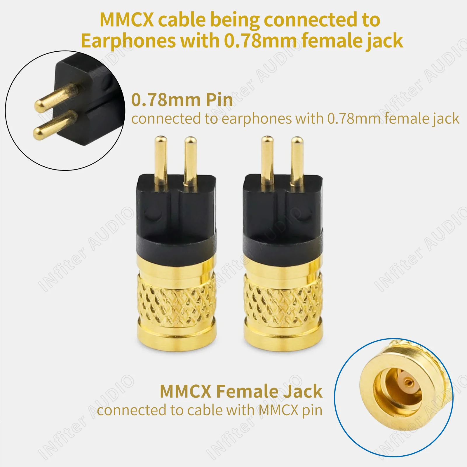 0.78 Naar Mmcx 0.78Mm 2pin Naar Mmcx 0.78 Adapter Mmcx Naar 0 78Mm 2pin Adapter Mmcx Naar 0 78Mm 2pin Adapter Straight Mmcx Naar 0.78 2pin