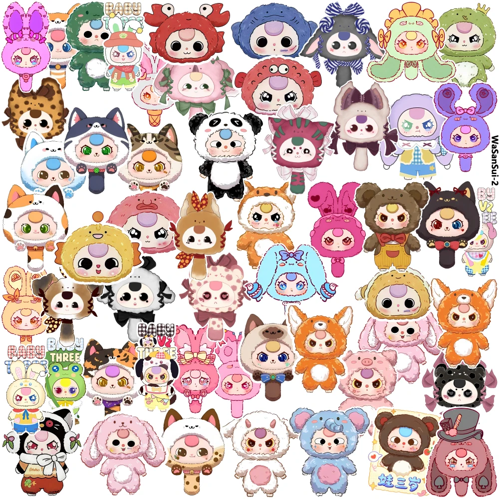 

500Pcs Japanese Style Anime Waterproof Stickers Matte Non-Toxic Self-Adhesive Decals Wardrobe Drawer Long-Term Household Decor