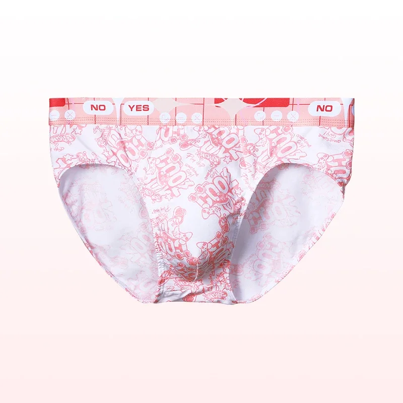 

3pcs Men's pure cotton antibacterial underpants, men's briefs, cotton, comfortable, personalized printed, breathable