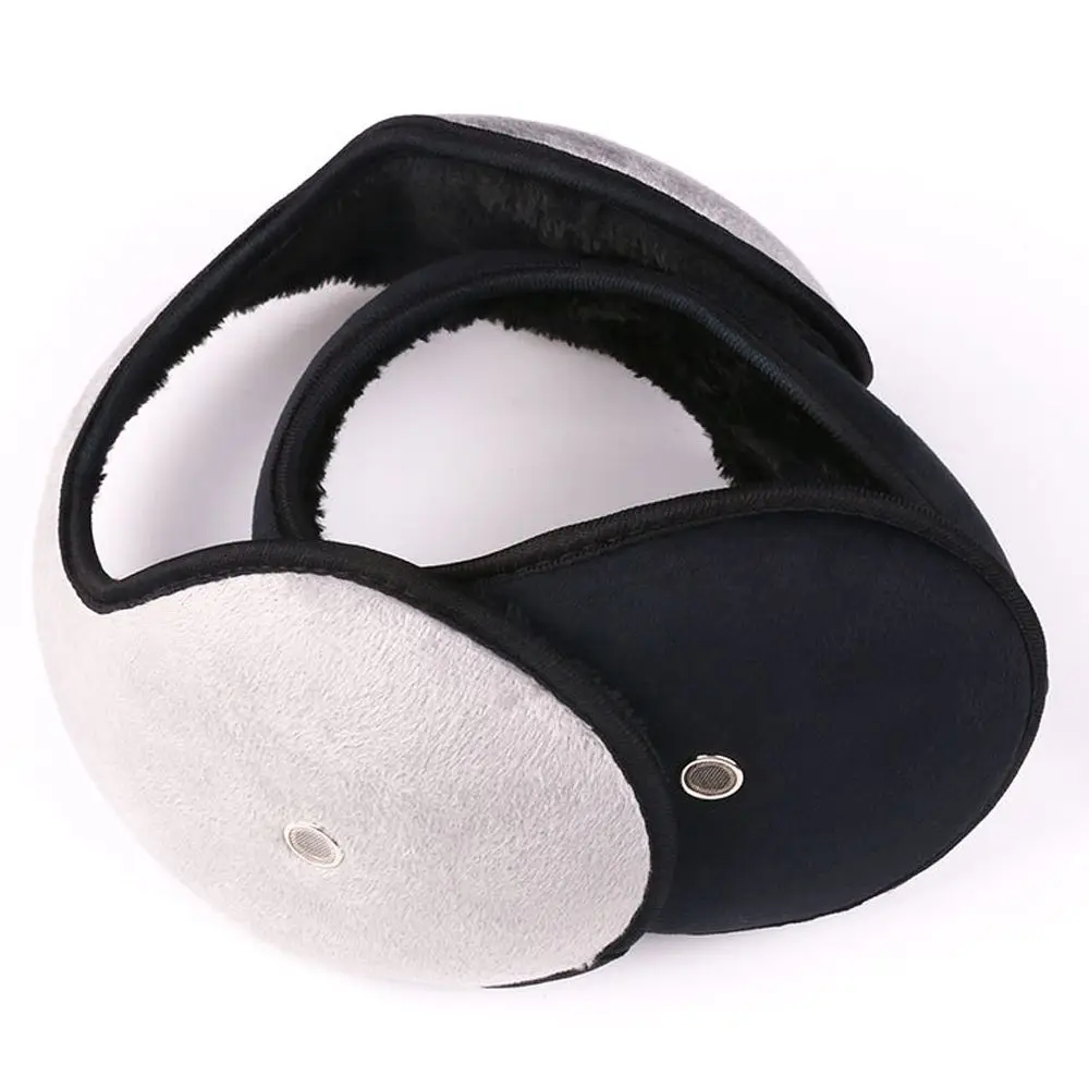 Autumn And Winter Outdoor Plush Solid Color Unisex Men Ear Muff Women Ear Cover Korean Style  Ear-flap Ear Cover With Receiver