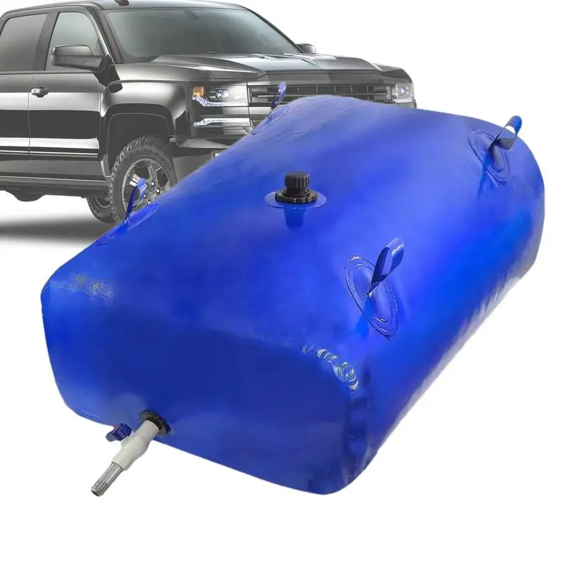 Large Capacity Water Tank Leak-Proof Car Water Container 100L Portable Water Bag With Handle Blue Water Storage Carrier For