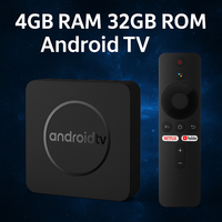 Android 14.0 TV Box 8K HDR Streaming Allwinner H313 Quad Core 2.4G/5.8GHz WiFi Netflix YouTube BT5.0 Voice Remote Google Play