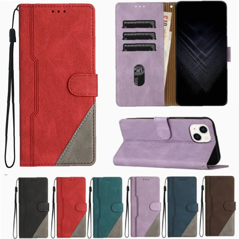 Vintage Retro Leather Wireless Charging Flip Wallet Case for SONY Xperia 10 VII 5 VI 1 V, 3 Card Slots & Handy Rope