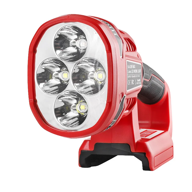 

New LED Torch Work Light For Craftsman 14.4V-20V Li-ion Battery Portable Lantern Cordless Spotlight Flashlight USB Outdoor Lamp