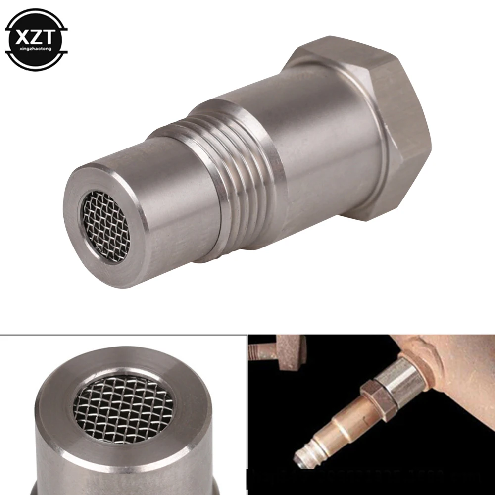 Universal Extension Filter Oxygen O2 Sensor Connector Extender Spacer Internal Thread M18*1.5 Stainless Steel Adapter Auto Parts