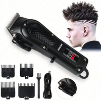 Vintage T9 Machine Electric Professional Hair Clippers Beard Clipper Rechargeable Men's Shaver Hair Trimmer Kit Boyfriend Gift