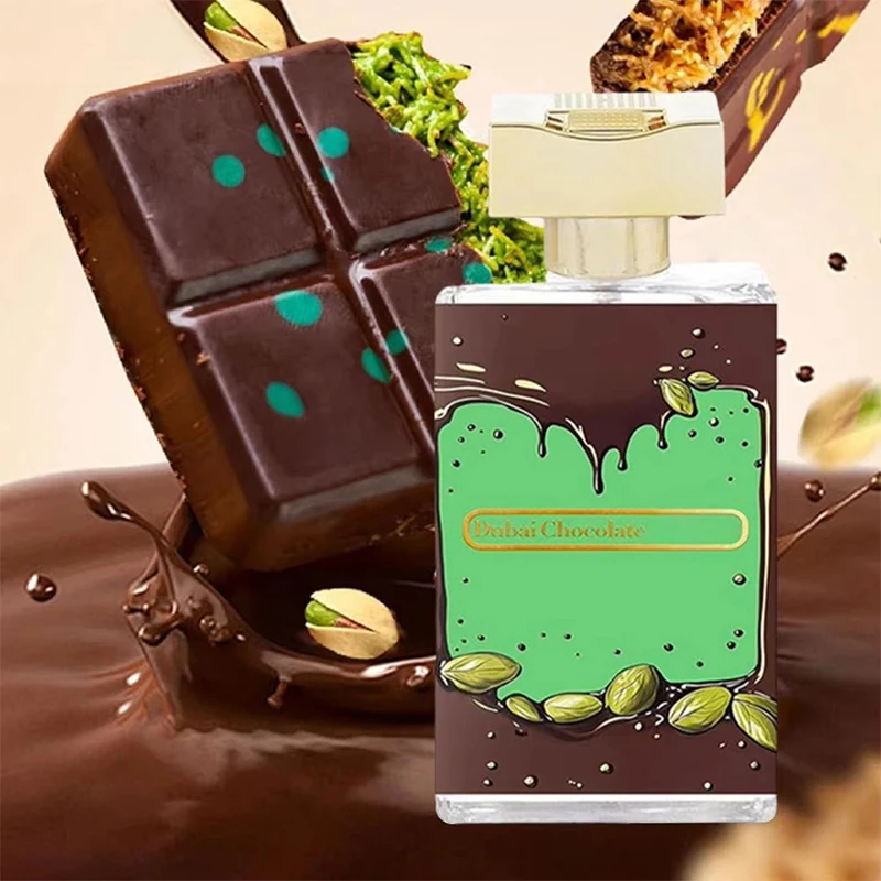 Perfume de Chocolate Original de Dubái, fragancia duradera de feromonas, fragancia de encanto fresco, Spray de aroma de Chocolate irresistible, 100ml