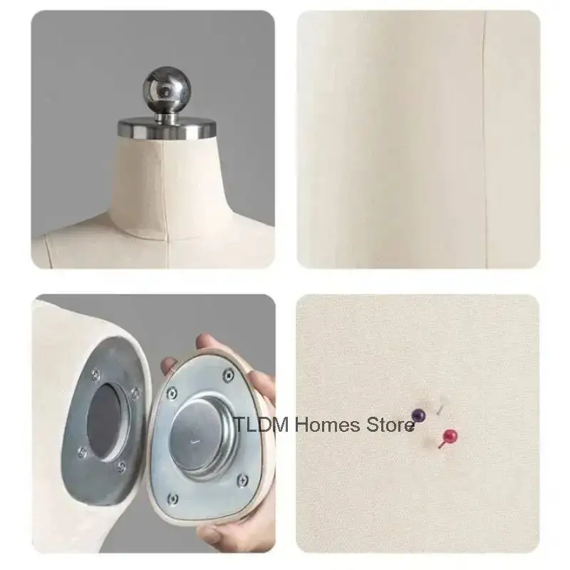 

Pinnable PU Foam Body Female Mannequins Cotton Fabric Mannequin Clothing Design Dress Display Stands Can Be Pined Model