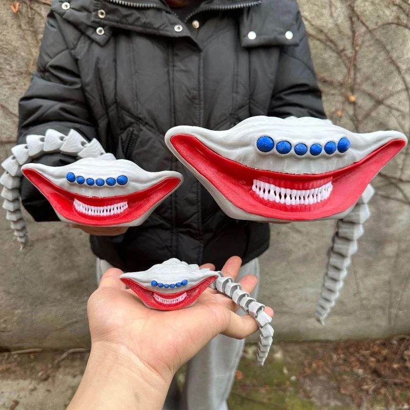 Generic 3d Printed Large Sea Monster Toy Trevor Henderson Mythos Ocean Predator Model Articulated Deep Sea Creature Collectible