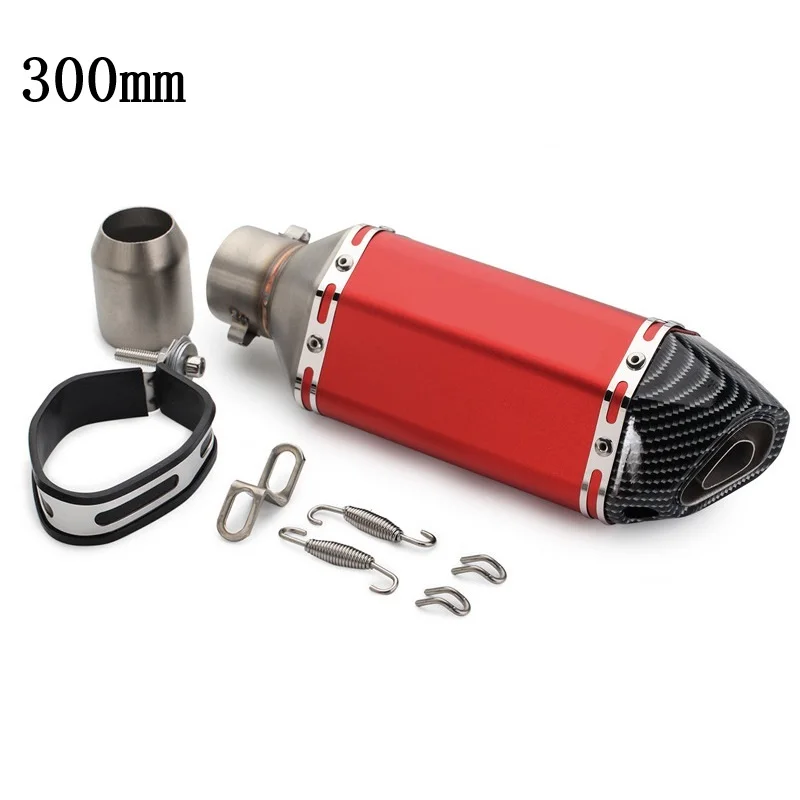 

Для Yamaha Honda Suzuki KTM MT07 Ninja 400 R3 Универсальный 51 мм мотоциклетный глушитель с глушителем Db 300 мм/470 мм