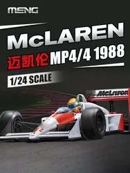 MENG kit modello di auto assemblato CS-007 1/24 McLaren MP4/4 1988 auto da corsa