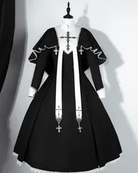 Cosplay Lolita dress Dark Gothic style witch anime Halloween Christmas wear