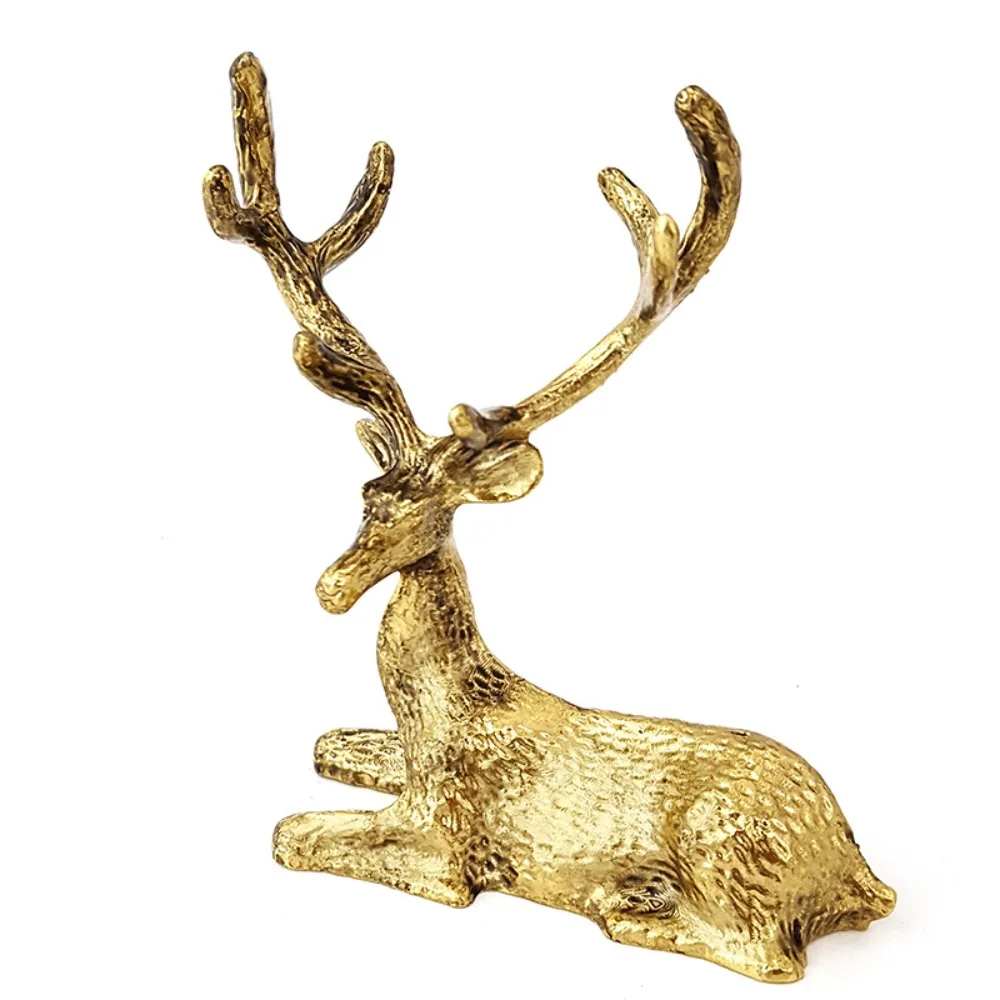 Personalized Carriage Crystal Ball Stand Metal Elk Antler Crystal Ball Base Display Stand Necklace Jewelry Holder Decoration