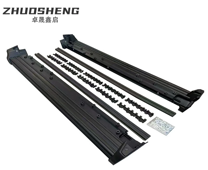 Side Step for Mercedes G-Class, W465 Upgrade G63 Black Warrior Running Board, Black G63 Welcome Pedal, 2019-2023 Models