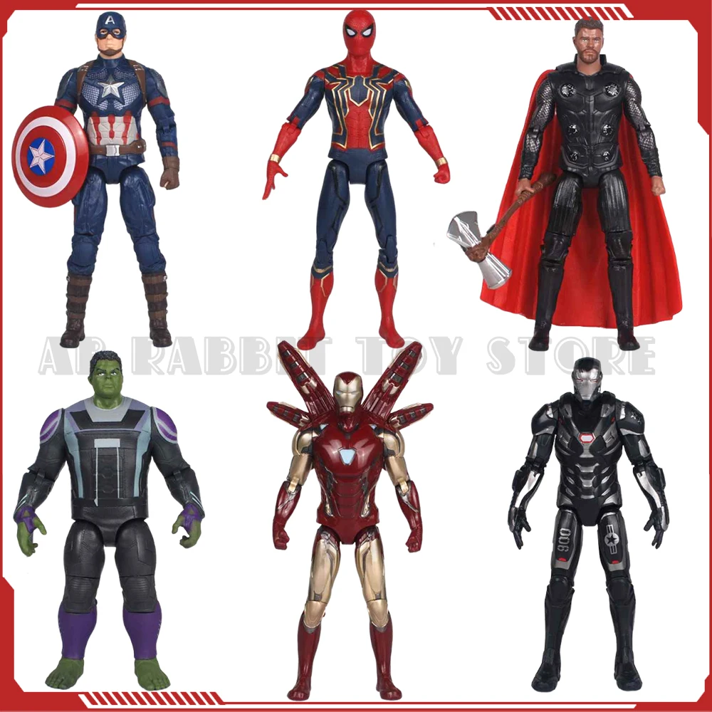 Marvel Avengers Venom Spiderman Captain America Hulk Thanos Iron Man Thor Figure Legends Collection Decoration Toy Kids Gift