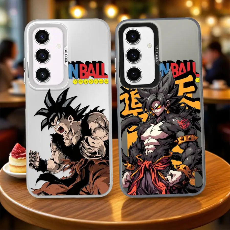Casing Cangkang Lunak untuk Samsung Galaxy A54 A53 A55 A73 A51 A56 A26 A36 A71 A35 A52 A72 Dragon Ball Super Anime Son Goku