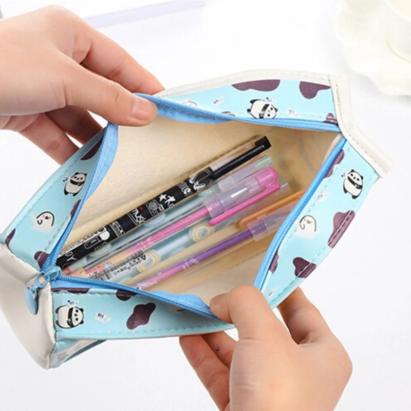 Cartoon Pen Large Capacity Pencil Bag Waterproof for Boy Girl School Home