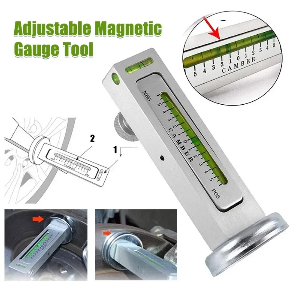 Car Diagnostic Tool Meter Cam Water Level Casting Machine Guide Wheel Alignment Adjustable Tire Repair Magnetic Gauge Repai