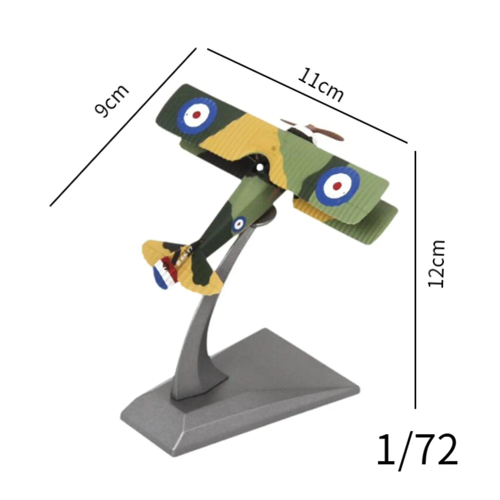 1/72 Spad Xiii طائرة مقاتلة دييكاست سبيكة نموذج طائرة زخرفة ل