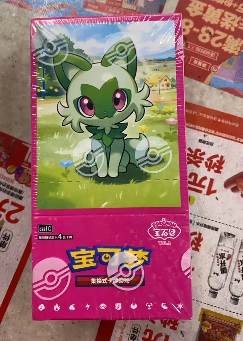 

Pokémon Original Gem Package Series Volume 1- 5 Simplified Chinese Version A Complete Collection of Cards As A Gift in Stock