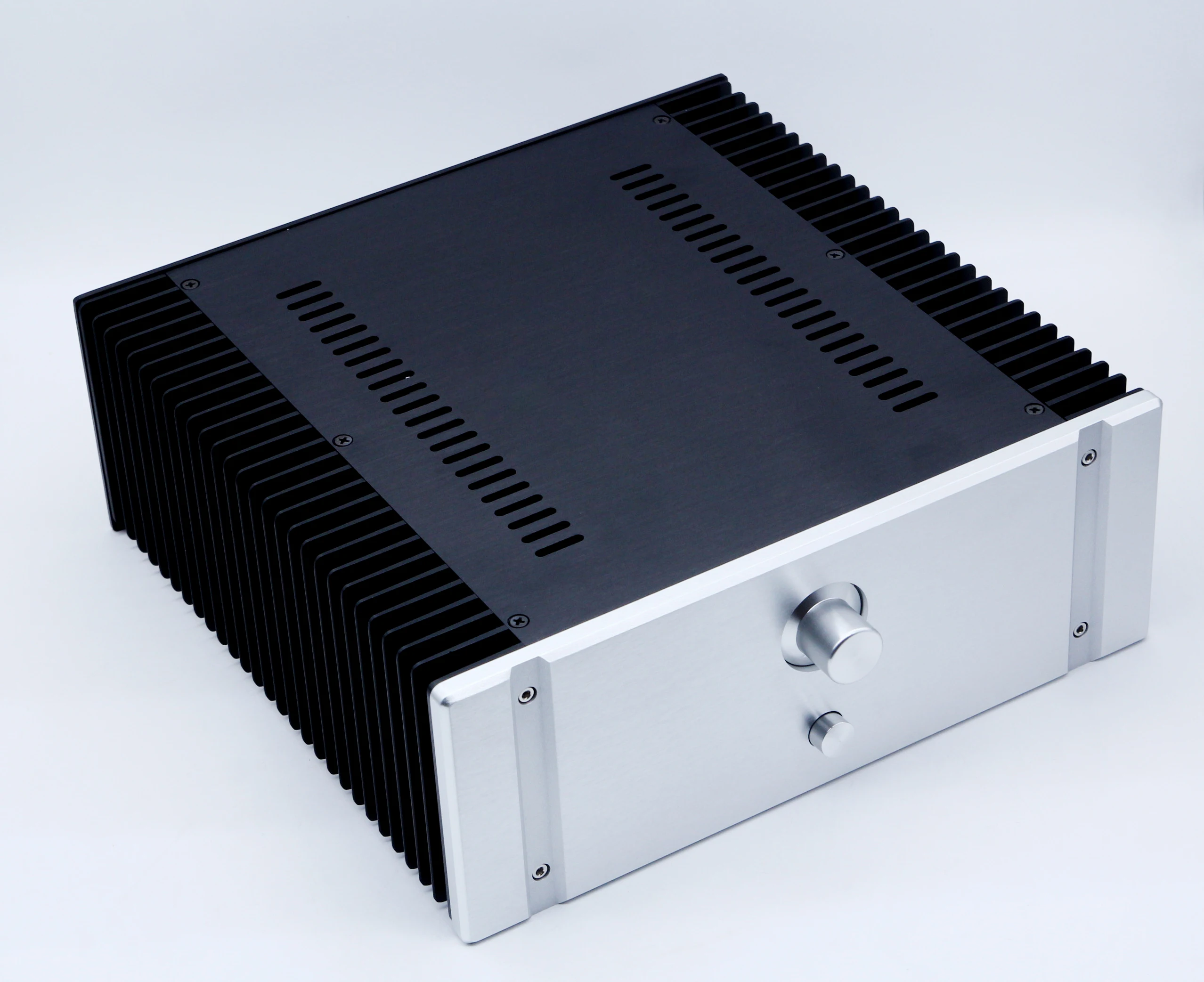 3212 Aluminum Preamplifier Enclosure/DAC Case/Amplifier Chassis Audio amp box with heatsink