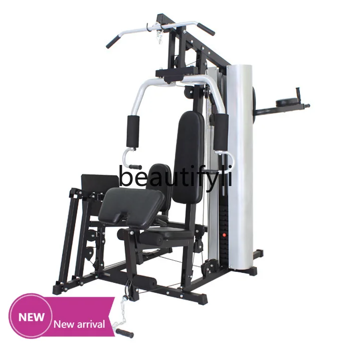 

Three-station combination fitness equipment Three-person station, training, comprehensive fitness equipment