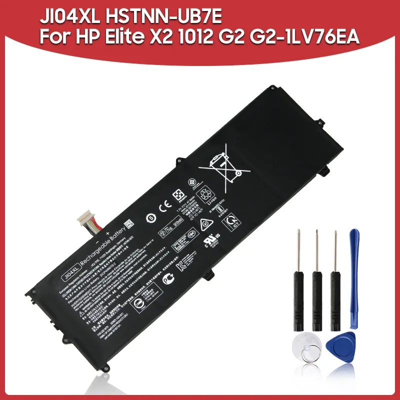 

New Replacement Battery 6110mAh JI04XL HSTNN-UB7E For HP Elite X2 1012 G2 G2-1LV76EA Rechargeable Batteries