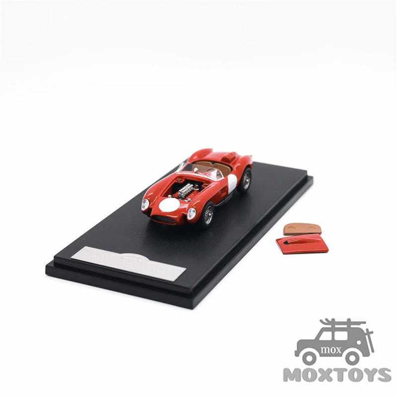 GFCC 1:64 250TR أحمر / أحمر معدني / # 9 / دوائر بيضاء حمراء دييكاست نموذج سيارة