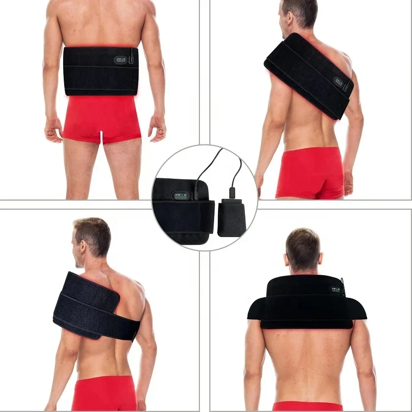 

660nm 850nm Back Pain Relief Pack Burning Fat Band Slimming Machine Waist Heat Body and Pet Red and infrared Light Treatment Ban