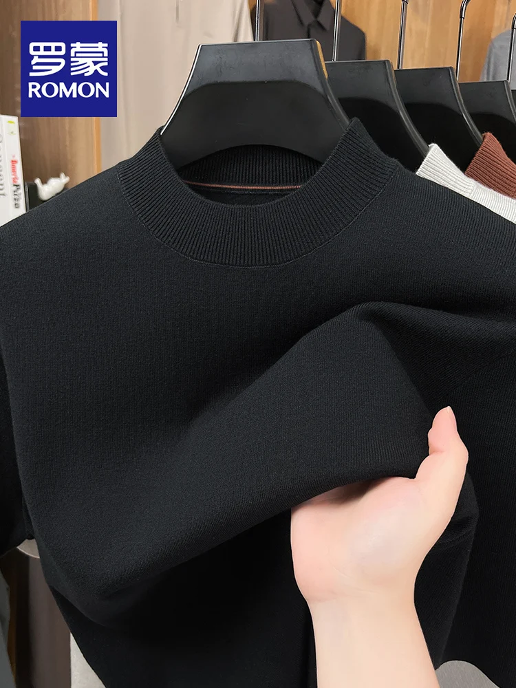 

Lormen Men's Faion Casual ort Sve round Ne Knitted Sweater Wool Blend Color f Sve Sweater Autumn Winter