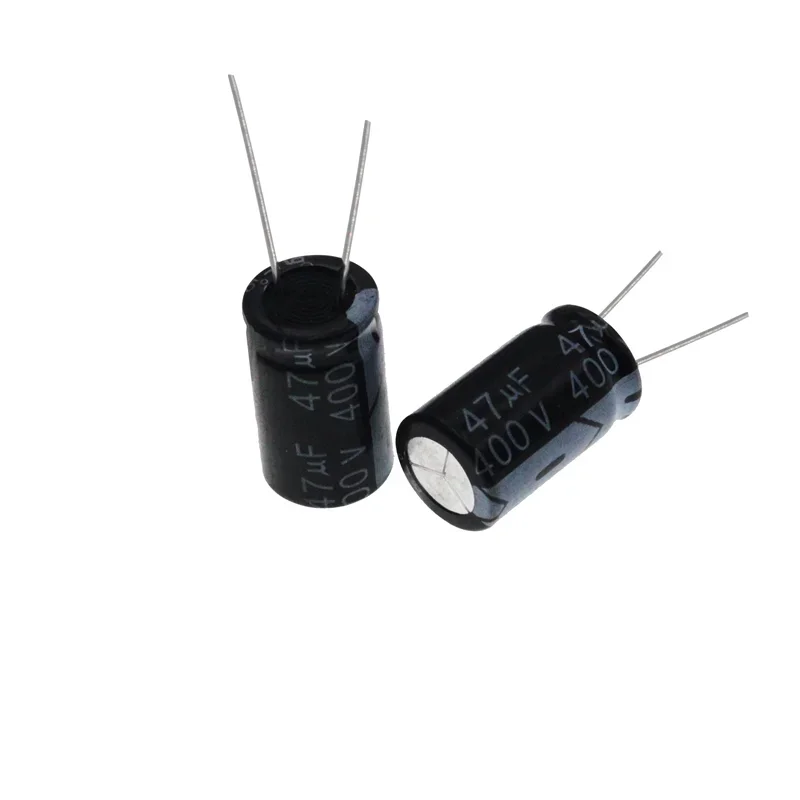 2pcs 400V 47uF 400Volt 47MFD Aluminum Electrolytic Capacitor 16*20mm Radial 47mf400v 47uf400v 400v47mf 400v47uf