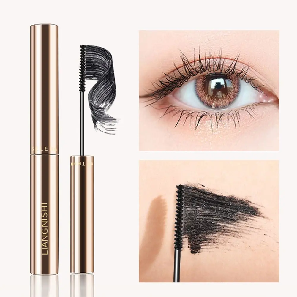 Strumento per il trucco pennello Fine Hyper Curling Party Stage usa Mascara per ciglia Mascara nero Mascara Ultra-fine Mascara in fibra di seta