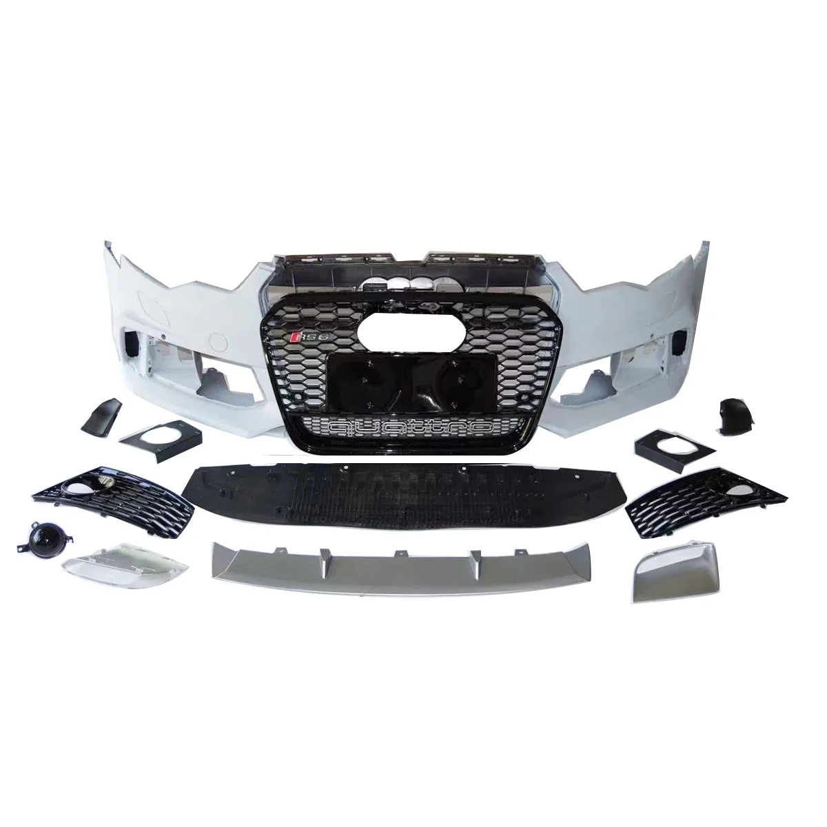 

2012-2018 для Audi A6 S6 C7 C7.5, бампер для Audi RS6, передний бампер, подтяжка лица RS6 Audi Bodykit 2012 2013 2014 2015 2016 2017