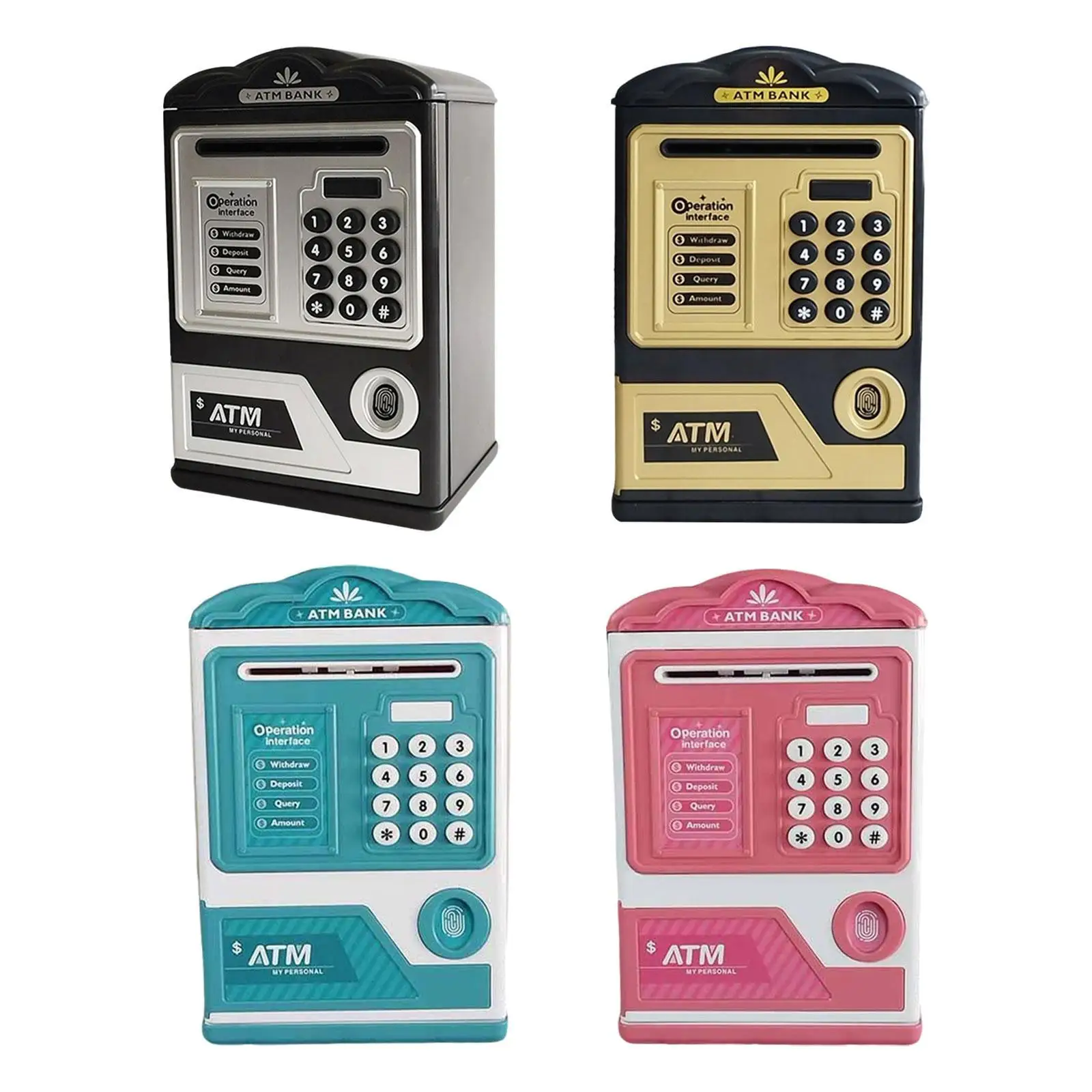 Toy Piggy Bank Creative Gifts ATM Machine Mini ATM Piggy Bank Saving Box for Children Kids 4 7 8 9 10 11 Year Old Boys Girls