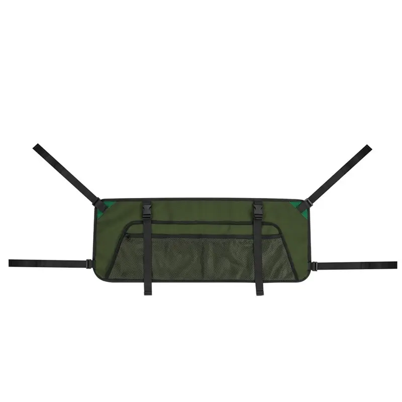 A21Q -Collapsible Wagon Side Pocket Storage Bag With Mesh Pouch For Folding Wagon, Garden Cart Bag For Camping Garden Sports