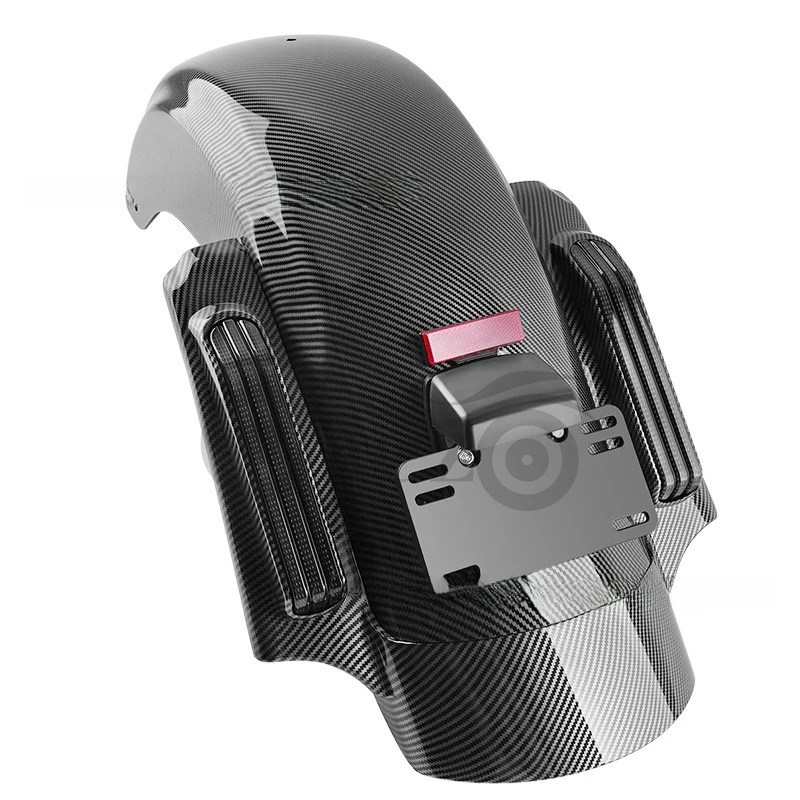 Universal Motorcycle LED Tail Light Brake Turn Signal Fender System Compatible with Harley Touring Electra Glide Road Glide Road