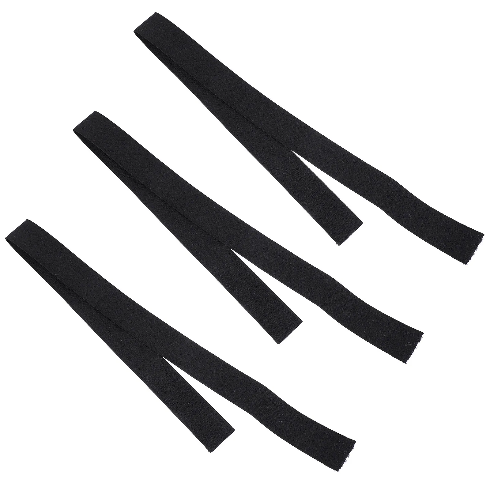 

Набор из 3 регулируемых эластичных повязок для фиксации волос, нескользящие, для защиты кожи головы, моющиеся, легкие, из полиэстера