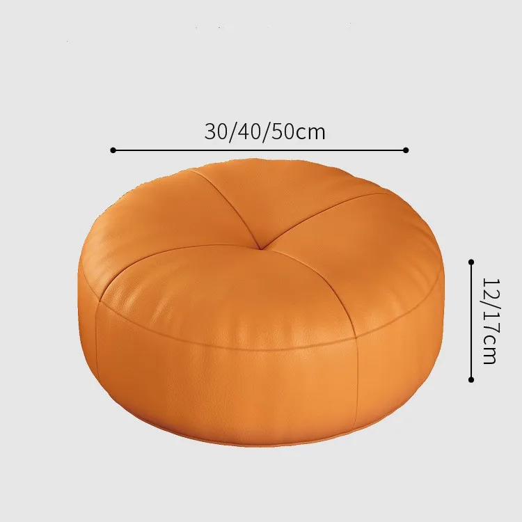 40CM japoński styl Pu skórzana poduszka leniwa osoba Tatami Futon Sofa do salonu mały taboret balkon do okna poduszka