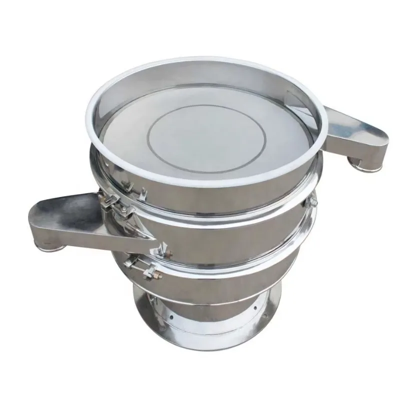 Ultrasonic Vibrating Motor Sieving Machine Rotary Separator Vertical Circular Classifier Food Fine Powder Screening