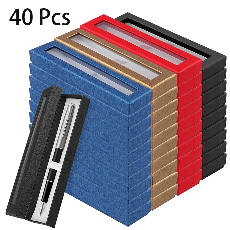 40-pcs-ball-pen-gift-boxes-empty-pen-cases-paper-packaging