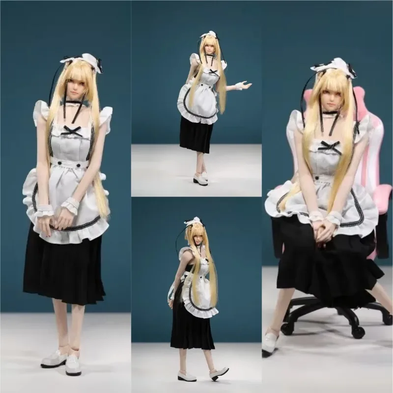 

JO24X-01 1/6 Lovely Girl Backless Maid Clothing for 12inch Female Soldier Action Figure Collection Accessories Body