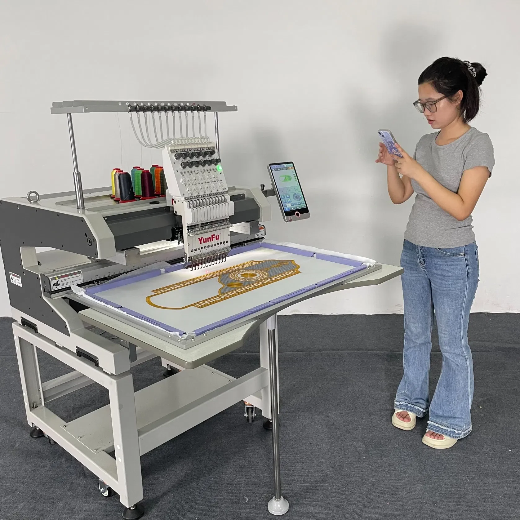 High-Performance 1 Head Embroidery Machine For Custom Designs