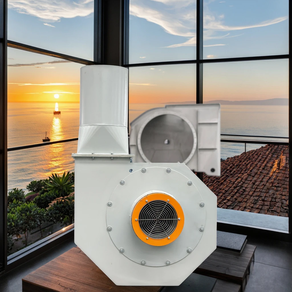 12000CFM Kitchen Exhaust Fan 2Hp 4Hp Upblast Roof Ventilation Fan Steel Aluminum Blades 230v Motor For Restaurant Standing