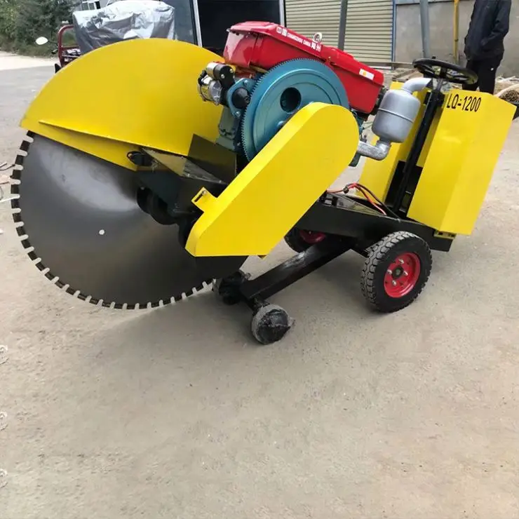 Hot Selling Water-Cooled Die sel Engine Walking Concrete Asphalt Pavement Machine With A Cutting Depth Of 33Cm