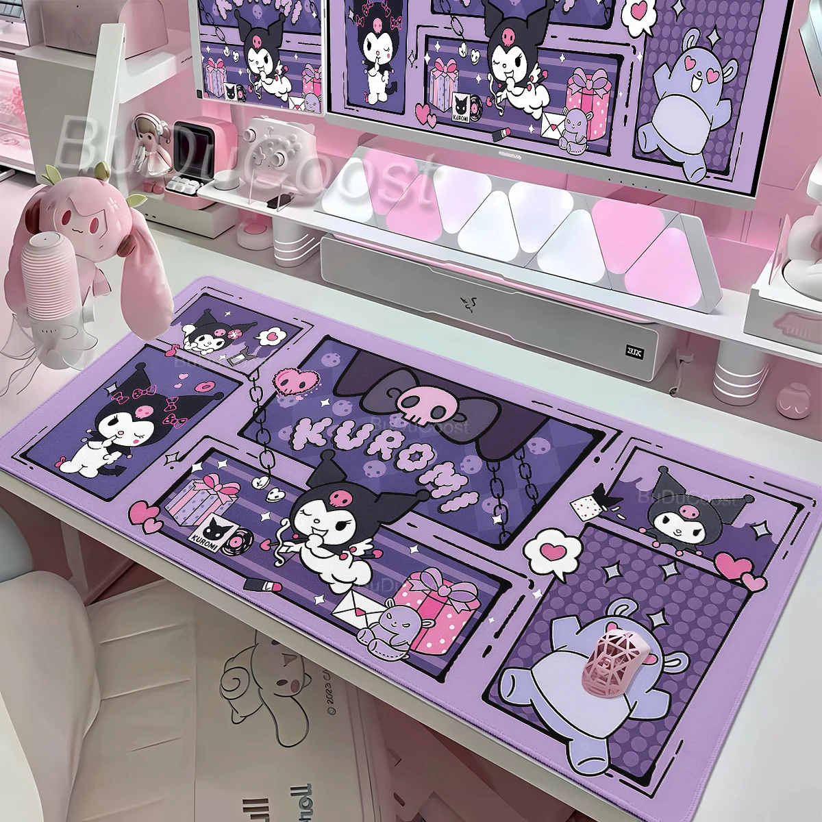 Pc Gaming Kuromi - オフィスマウスパッド サンリオ クロミ かわいいデスクマット マウスパッド PC